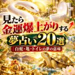 【夢占い】見たら金運爆上がりする吉夢20選｜白蛇・亀・トイレの夢の意味とは？